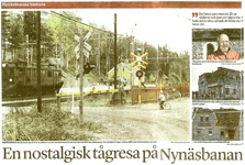 En nostalgisk resa på Nynäsbanan